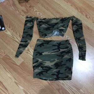 Fashion Nova Camo Set